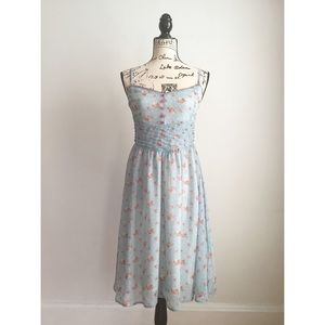 EUCALYPTUS Floral Midi Dress, Retro Style Dress